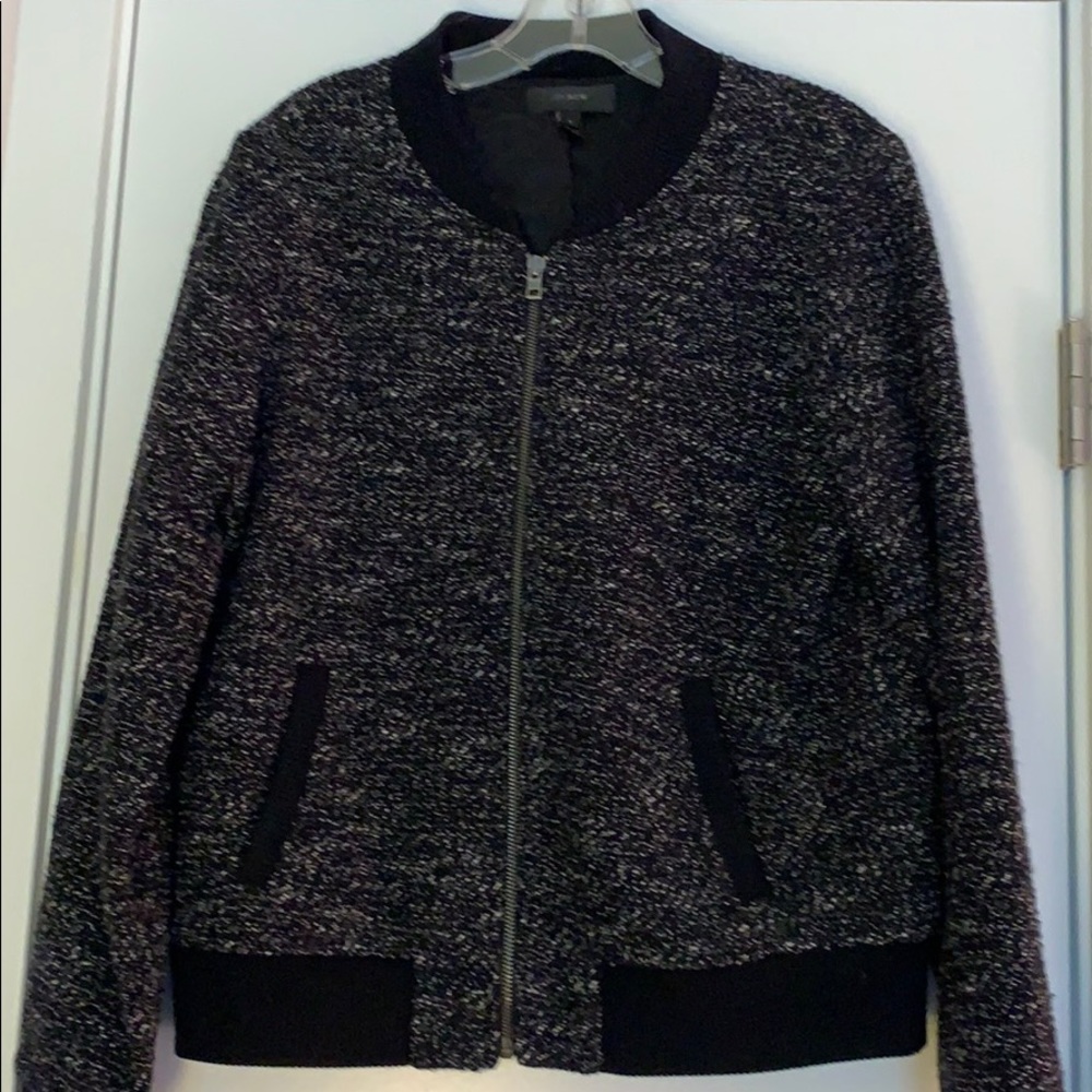 Black and White J Crew Coat
